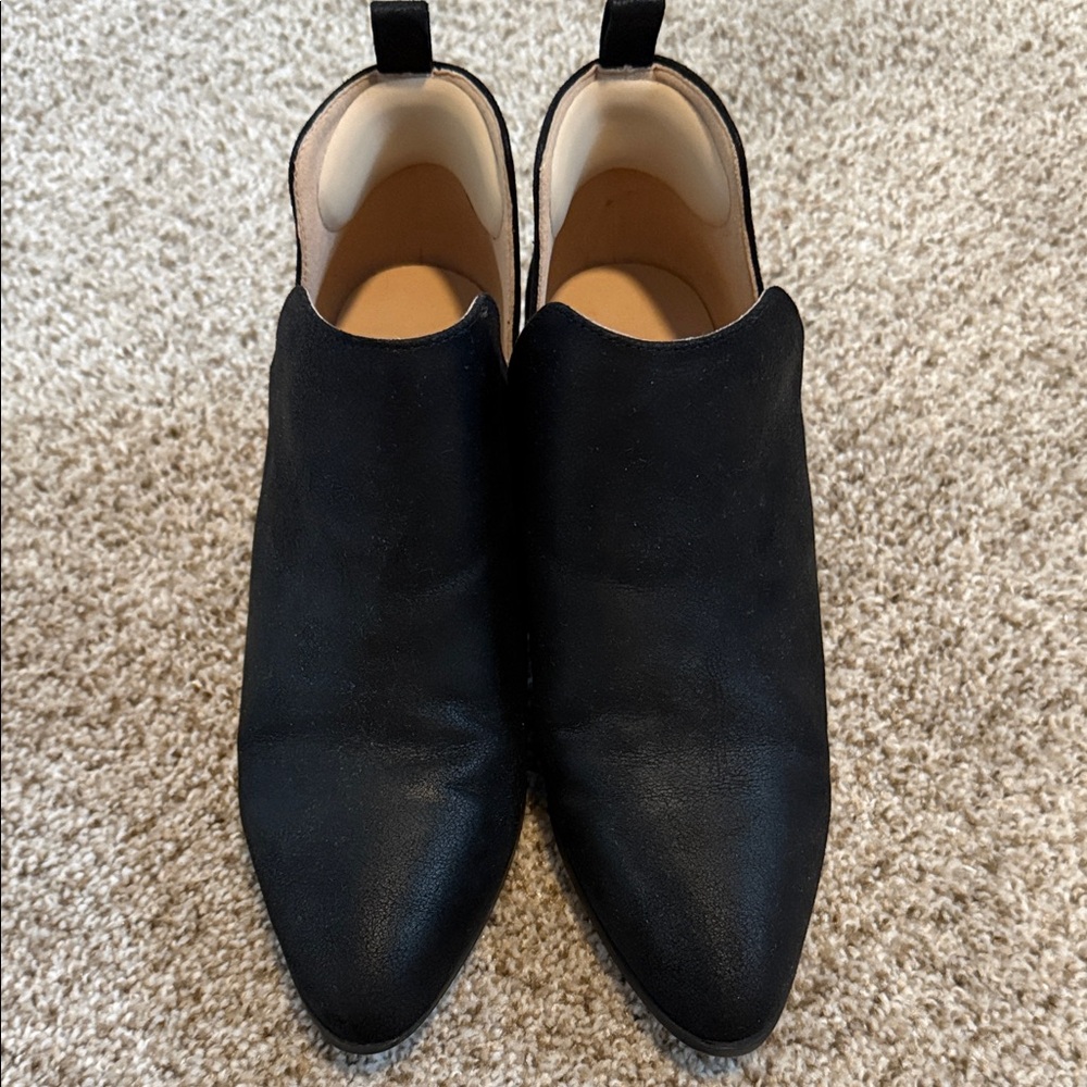 Journee Collection Black Ankle Booties